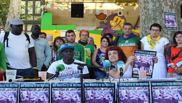 SOS Arrazakeriako Jaime eta Elena, jaietan ere bizirautea ez dela delitua