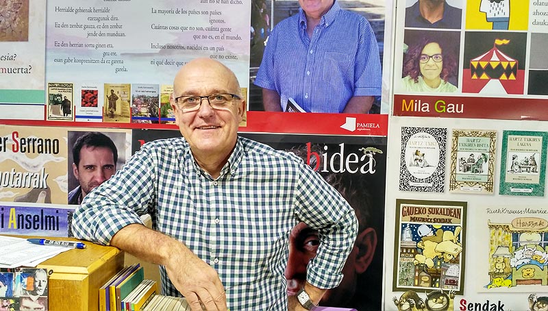 Pamiela argitaletxearen aurtengo ekoizpenak Pello Elzabururekin