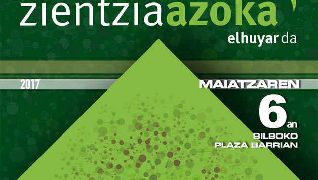 Larunbatean Zientzia azokatik zuzenean arituko gara