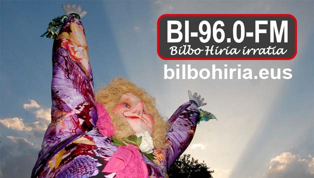 Bilbo Hiria Irratia egunero Aste Nagusiko zuzeneko saioa jai eremutik