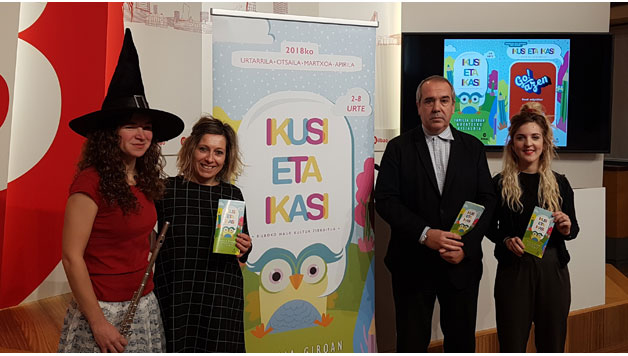 Haurrei zuzendutako Ikusi eta Ikasi programa martxan da