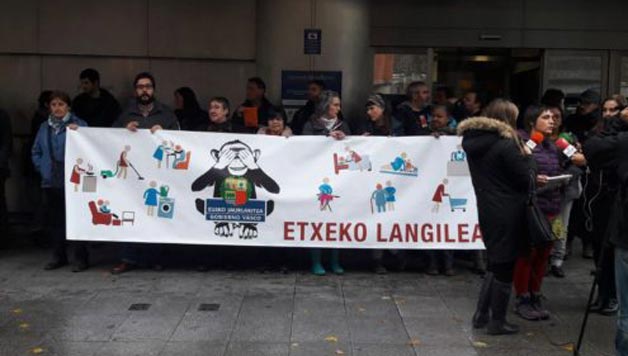 Etxeko langileak diskriminatzen jarraitzen dutela adierazi dute Etxeko Langileen Elkarteak