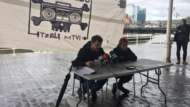 Kaleak betetzeko dei egin du Piztu Bilbo Itzali MTV mugimenduak