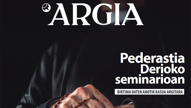Derioko seminarioan egondako sexu abusuak hizpide Argia astekarian