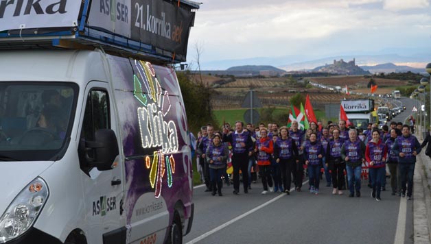 Araba atzean utzi eta gaur Bizkaira sartuko da #korrika #klika