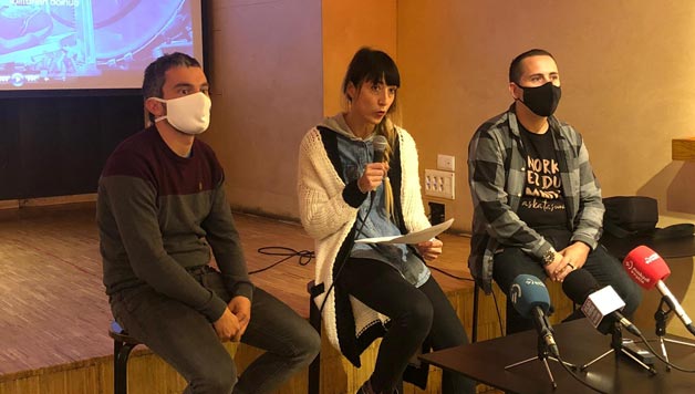 Izan Bidea dinamikaren baitan sortutako abestia aurkeztu dute Bilbon
