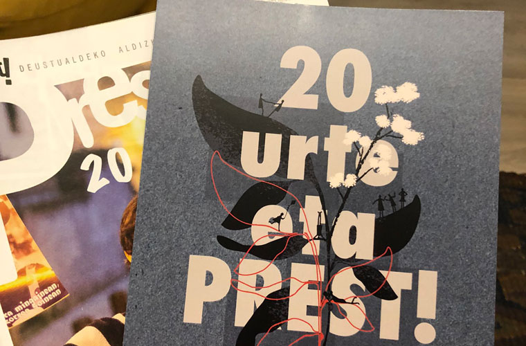 Prest aldizkaria hogei urte beteta, prest beste hainbesterako
