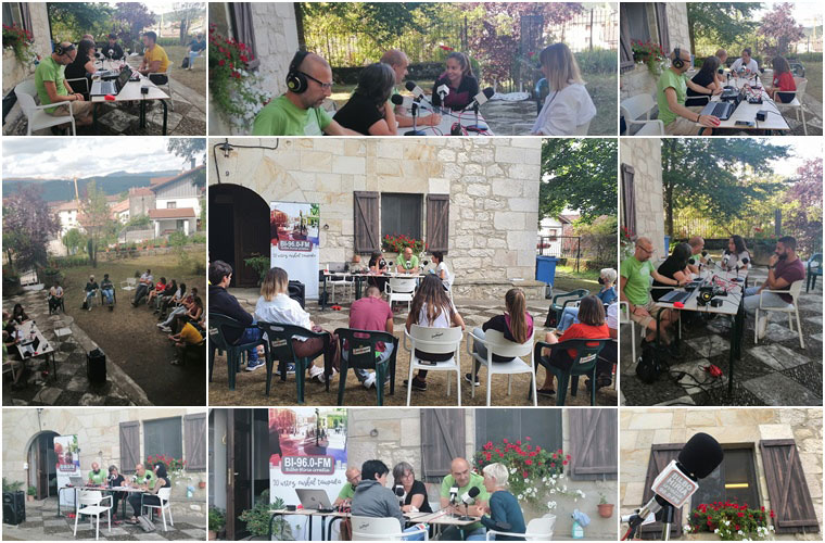 Bakaikuko barnetegian ikasleekin solasean