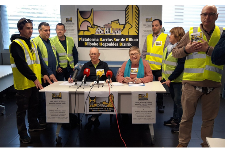 Bilboko Hegoaldea Bizirik plataforma aurkeztu dute