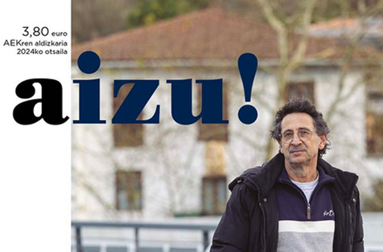 Juan Luis Zabala idazle eta itzultzailea Aizu! Aldizkarian