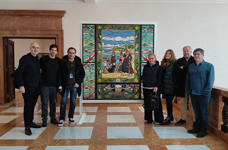 Gabriel Aresti euskaltegian zegoen beiratearen dohaintza Bilboko Arte Ederren Museoari