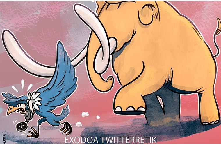 Exodoa Twitterretik asteon ARGIAn