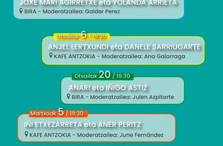 ORAINA KONTAKIZUN : Iñi Etxezarreta eta Aner Peritz