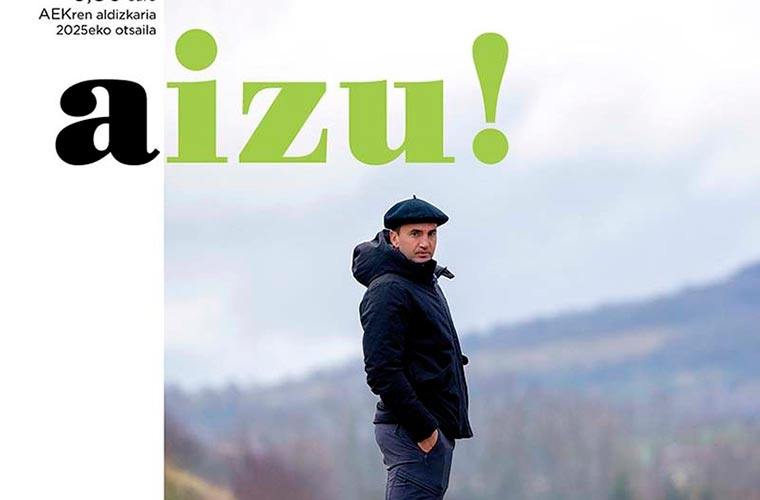Gorka Izagirre txirrindularia Aizu! aldizkarian