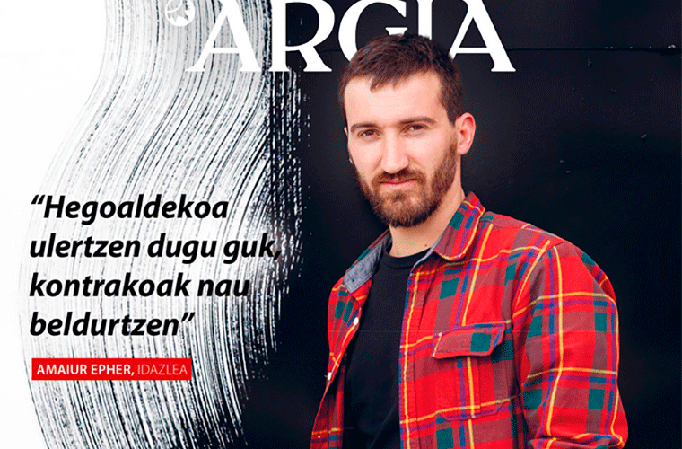Amaiur Epher idazlea asteon ARGIA astekarian