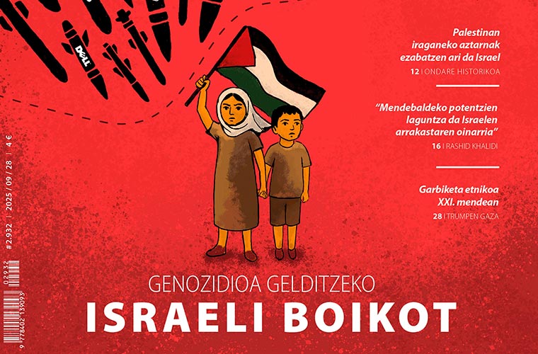 Palestinari elkartasuna ARGIA astekarian