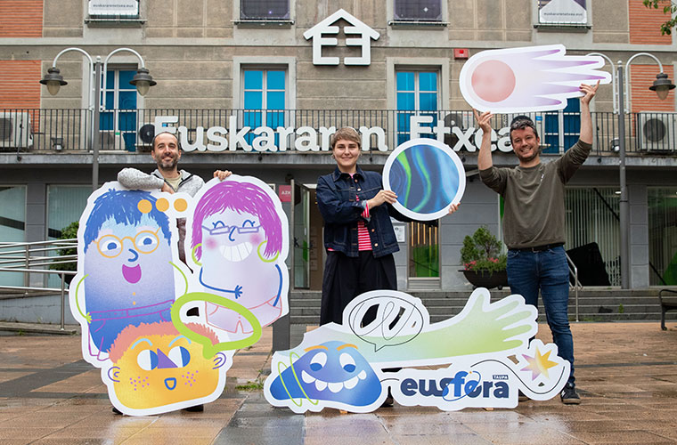 Guraso eta haurrei zuzendutako Eusfera ekimena astebete barru abiatuko da