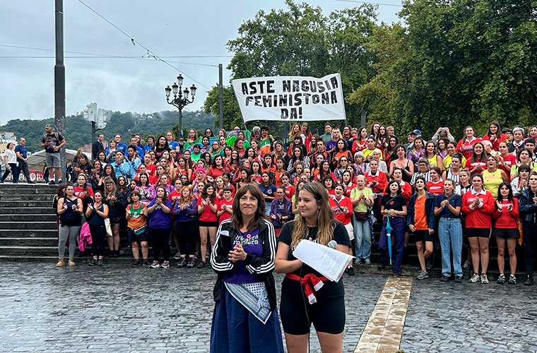 Aste Nagusi feminista aldarrikatu dute Bilbon